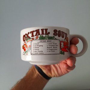 Vintage Oxtail Soup Mug Oversized
